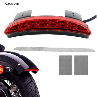 Lanterna Traseira De Motocicleta Harley Touring Sportster XL 883 1200 Cafe Racer LED Vermelho BR