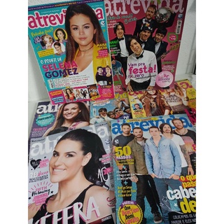 Revista antigas Atrevida e Atrevidinha (sem posters) capas Selena gomez nxzero...