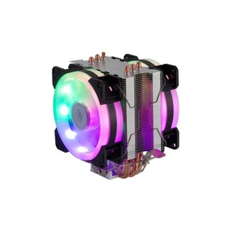 Cooler Fan Duplo Face Led Rgb Univer P/processador Intel/amd DEX