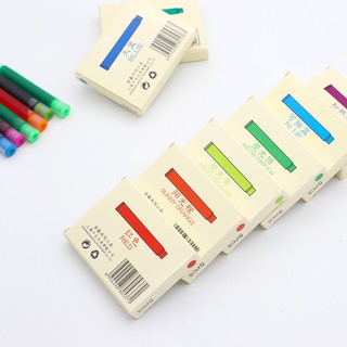 5 Pçs Cartucho de Tinta Colorida para Caneta Tinteiro Jinhao Preta / Azul / Vermelha / Verde / 2,6mm / Acessórios B6294 (2)