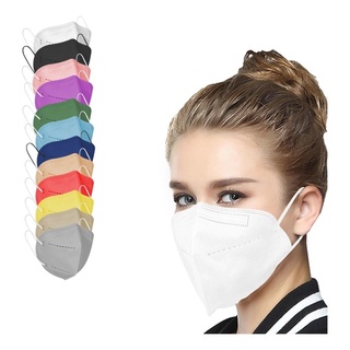 Kit 10 Mascara Máscara KN95 Proteção 5 camadas de proteção Respiratória Colorida