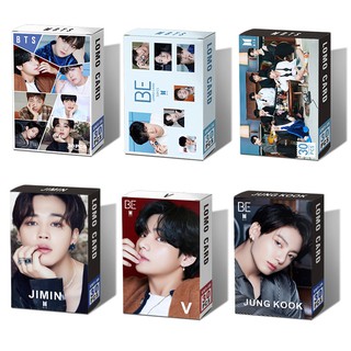NEW BTS BE DELUXE EDITION ALBUM PHOTOCARD LOMO CARD JUNGKOOK V JIMIN JHOPE RM Paper Card 30pcs/box