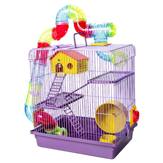 Gaiola Hamster Labirinto Casa de Hamster 3 Andares Jel Plast