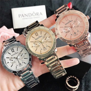 Relógio Feminino De Aço Inoxidável Pandora Jam Tangan Wanita