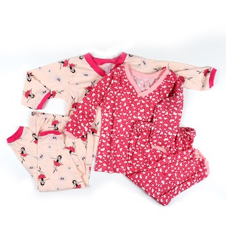 Kit 5 Pijamas Bebê Infantil Baby Doll Menina Revenda