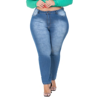 Calça Jeans Feminina Plus Size Levanta Bumbum (3)