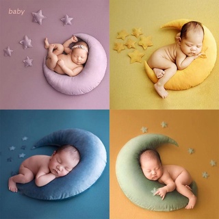 baobaodian Baby Posing Moon Pillow Stars Set Newborn Photography Props Shooting Accessory