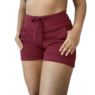 shorts feminino curto cintura alta short bermudas curta