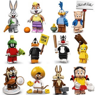 Looney Tunes Bugs Bunny Daffy Duck Minifiguras De Animação Blocos