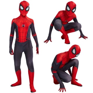 Movie Marvel Peter Parker Adult Kids Spider Man Far From Home Cos Costume Spiderman Bodysuit