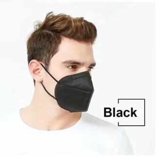 Mascara Kn95 preta Proteção Respiratória Pronta Entrega 1 Pçs preta