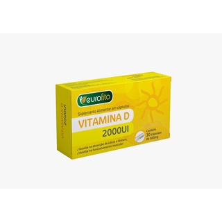 Vitamina D 2000UI (30 caps) - Eurofito