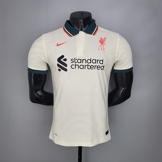 Camisa Liverpool 21-22 Away Camiseta De Futebol Versão do jogador