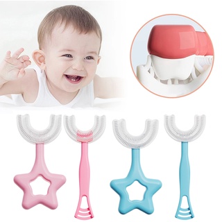 U-Shape Escova De Dentes Infantil De Silicone Flexível Oral (2)