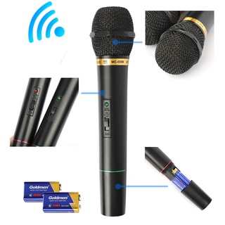 Microfone Duplo Sem Fio Profissional Com Receptor Para Igreja/Karaoke (6)