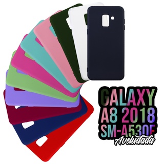 Capa Capinha case Silicone Premium aveludada Compativel Samsung Galaxy A8 2018 A530 tela 5.6