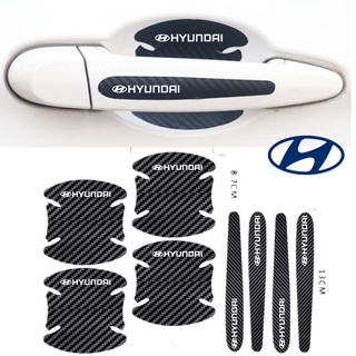 Protetor Anti-Risco para Maçanetas de Hyundai HB20 Creta HR Tucson carro etiqueta do filme maçaneta da porta do carro proteger o punho do carro anti protetor de arranhões
