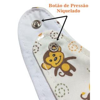 Babador Bandana Anatômico Bebê Kit 5 Unidades Estampas Sortidas Menino ou Menina (3)