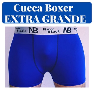 Cueca Coecas Box Boxer Adulto Microfibra Lisa PLUS SIZE