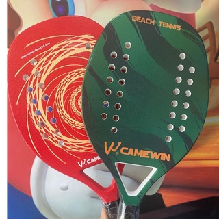 Raquete De Beach Tennis Profissional Em Carbono Completa EVA Flexível Com Bolsa (6)