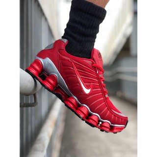 Tenis Nike 12 molas TL Todo Refletivo Calçado masculino varias cores Esportivo foto real do modelo (3)