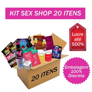 Kit Sex Shop 20 Itens Atacado/Revenda Casal - 0001