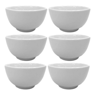 Cumbuca 500ml Tigela Bowl Porcelana Branca Japonesa Sopa Caldo Açaí Consume( 6 unidade) (4)