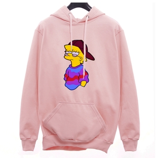 Blusa Moletom Canguru Lisa Indie Simpsons Rap Tumblr Swag