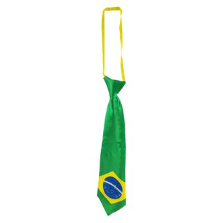 Gravata Torcedor Copa Do Mundo Carnaval Festa Brasil