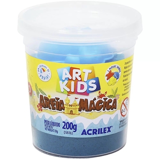 Areia Mágica Cinética Art Kids 200g - Acrilex Cores Sortidas