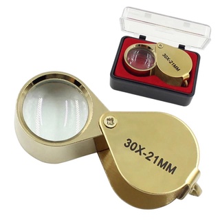 lupa mini em Inox forma de gota retratil de mao relojoeiro joalheiro zoom 30x21mm
