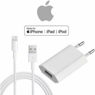 Carregador COMPLETO iPhone Apple 5 6 7 8 Plus E X Fonte + cabo LIGHTNING