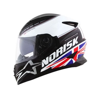 Capacete Norisk FF302 Grand Prix United Kingdom C/Óculos