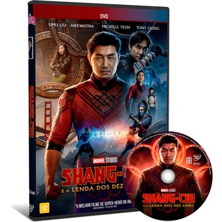 DVD Filme Shang-Chi e A Lenda dos Dez Anéis (2021) Dual Áudio