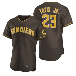 Camiseta Jersey Baseball/San Diego No 23/Tatis/Jr/Uniforme De Beisebol Júnior Treino/Fitness