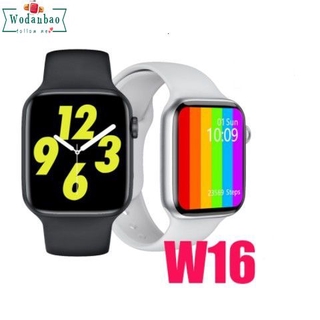 💗_Wobaodan_ W16【APP wearfit 2.0】 Smart Watch monitor de frequência cardíaca Resolution Fashion Series 6 for Android Apple IOS Phone
