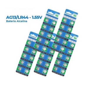 Bateria TMI Alcalina AG13 1.55v Sg13 Lr44 Cartela C/100Unidades
