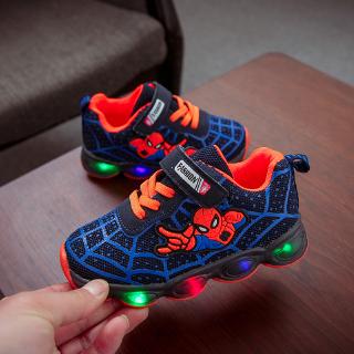 Tênis Esportivo com Luzes LED de Tecido / Tênis Luminoso Infantil Unisex (7)