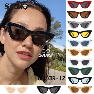 【Support wholesale】COD (San9) Retro Cat Eye Small Frame UV Protection Lens Sunglasses Women/Men Unisex