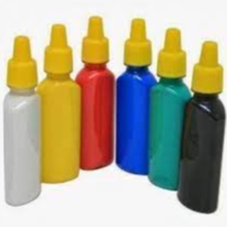 Cola Colorida 25grs Cores Azul, Preta, Verde, Amarela, Vermelha e Branca