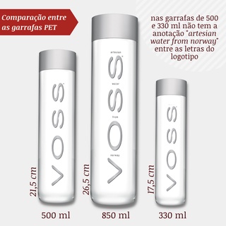 Água Voss sem gás Pet (garrafa de plástico) - 500 ml - A mais pura do mundo - Extraída na Noruega (und) (4)