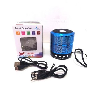 Mini Caixinha Som Ws-887 Bluetooth Portátil Usb Mp3 P2 Sd Rádio Fm (3)