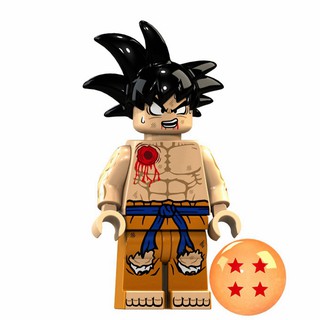 Lego Dragon Ball Z Super Vegeta Son Goku Saiyans Cell Anime Building Blocks Minifigures Toys for Children Gifts (5)
