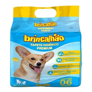 Tapete Higienico Para Cachorro Pet Fralda C/6 Super Absorção