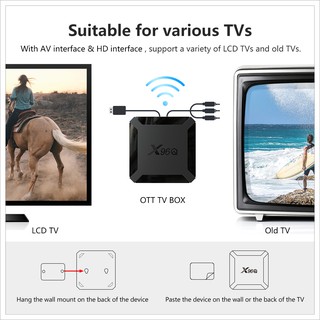 X96Q Smart TV Box Android 10.0 2.4G Wifi 4K Set top Box Media Player (3)