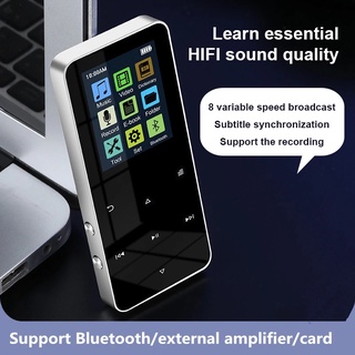 Novo 1.8 Polegada De Metal Touch Mp3 Mp4 Music Player Bluetooth 4.2 Suporta Cartão, Com Alarme Fm Relógio Pedômetro E-Book Embutido Mjito01.Br (3)