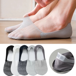 Ice Silk Thin Breathable Boat Socks (1)