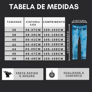 Kit 2 Calças Skinny Com Lycra Jeans Que Estica Masculina (6)