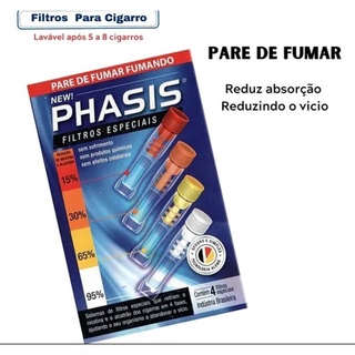 New Phasis 4 Filtros Especiais Pare De Fumar Cigarro