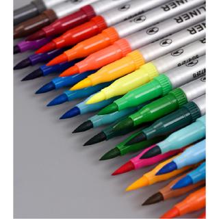12/18/24 Colors Dual Tip Art Marker Pens Watercolor Markers Pen Drawing Fine Liner Painting Brush School Supplies (7)